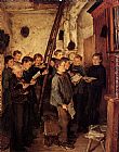 Otto Piltz Choir Rehearsal painting